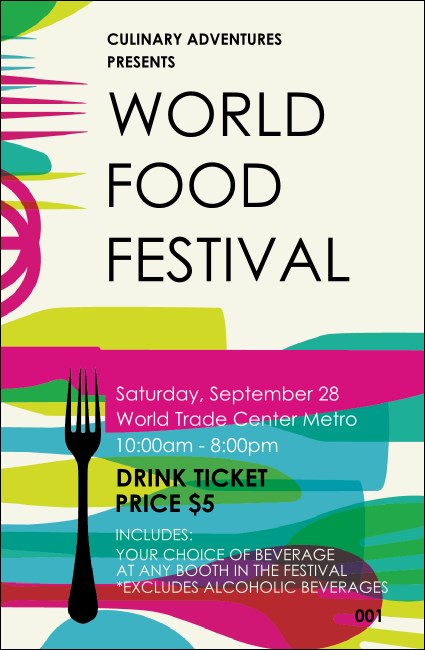 World Food Festival Drink Ticket