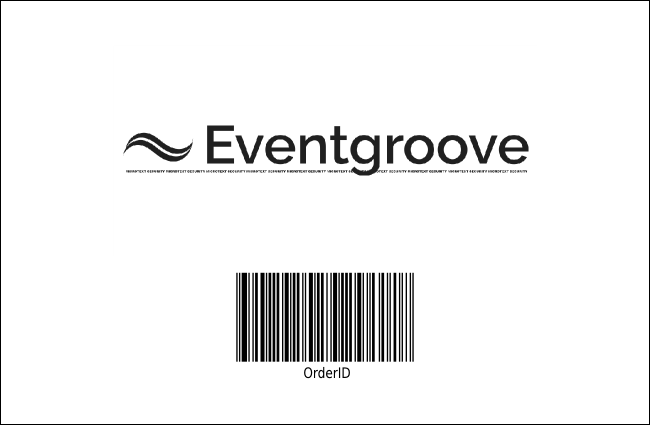 Aloha Black and White Drink Ticket Product Back