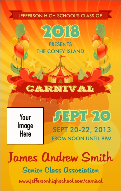 Carnival VIP Event Badge Medium Product Front