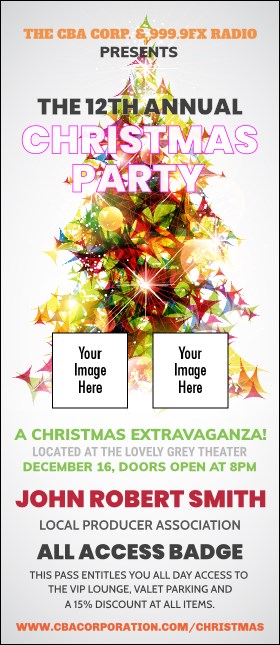 Prism Tree VIP Event Badge Large