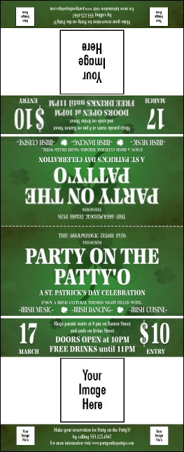 St Patrick's Day Shamrock Table Tent