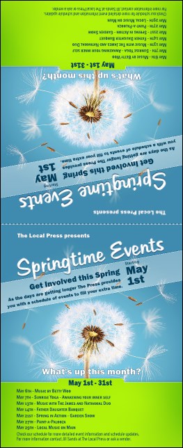 Dandelion Table Tent