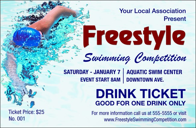 Freestyle Drink Ticket Product Front