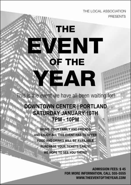 All Purpose buildings Black and White Postcard Mailer