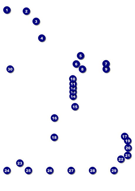 Class Reunion Mascot Orange Postcard Mailer Front Field Markers