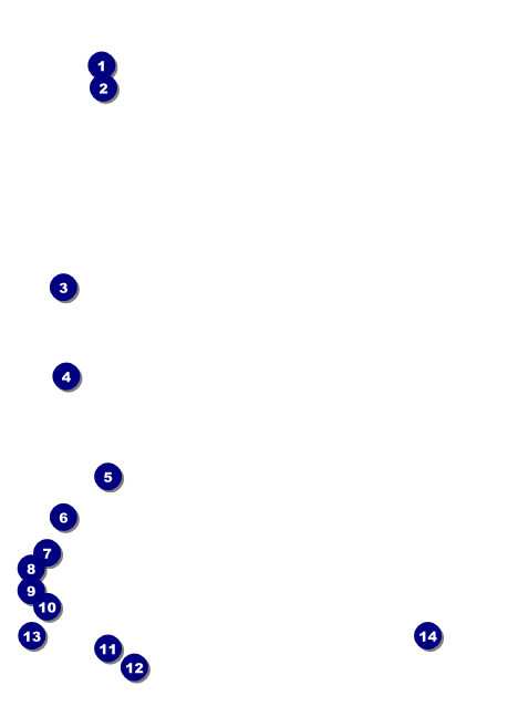 Retro Comic Book  Postcard Mailer Front Field Markers