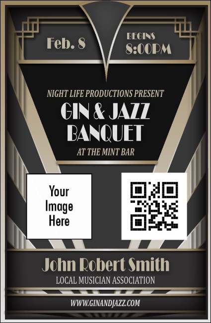 Roaring 20s VIP Event Badge Small VIP Event Badge Small Product Front