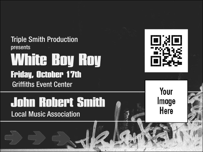 Hip Hop BW Economy Event Badge Product Front