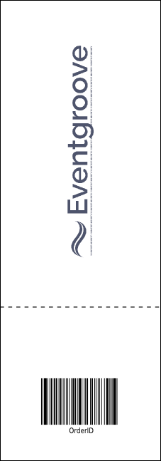 Fourth of July Freedom Blue Event Ticket Product Back