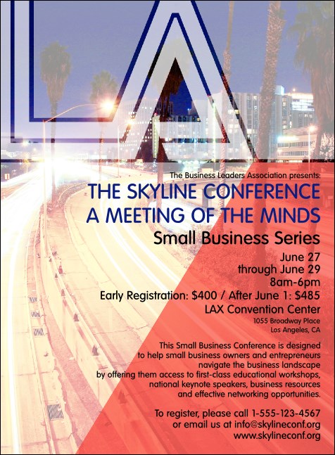 Los Angeles Invitation Product Front