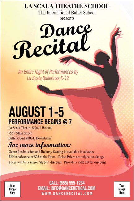 Dance Silhouette Poster Product Front