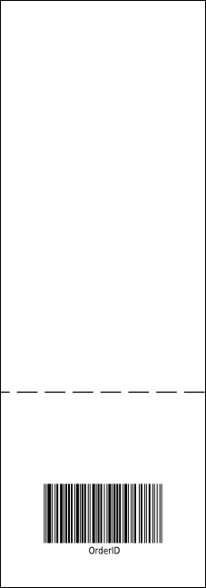 Nature Series - Blue Ocean Raffle Ticket Product Back