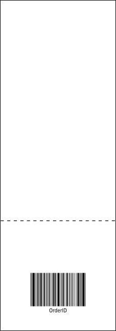 Bow Tie Raffle Ticket Product Back