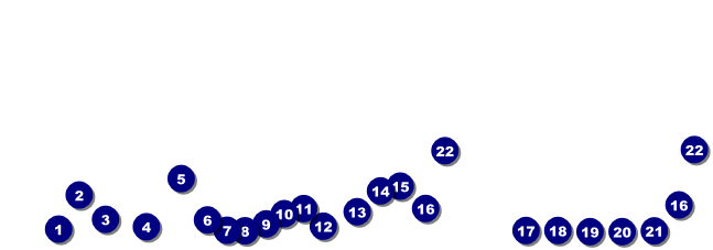 Red Rose Raffle Ticket Front Field Markers