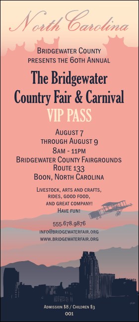 North Carolina VIP Pass Product Front