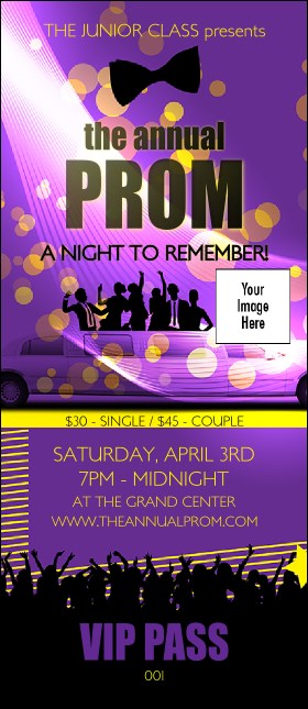 Prom Limo VIP Pass Product Front