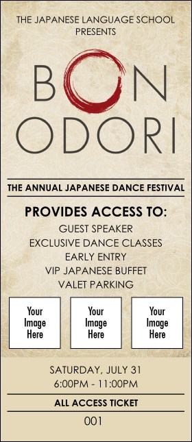 Bon Odori VIP Pass Product Front