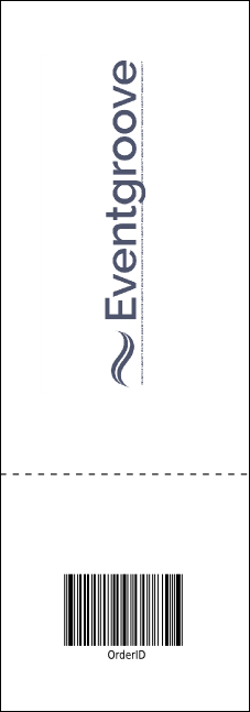 Rugby Stadium Event Ticket Product Back