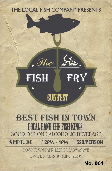 Fish Fry Drink Ticket Product Front