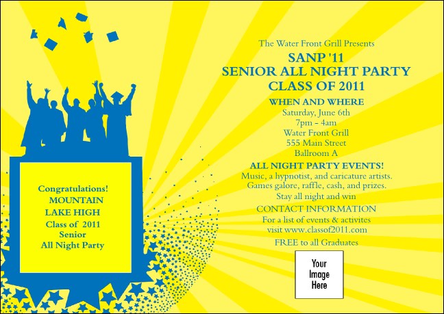 Bright Ideas Graduation Club Flyer Product Front