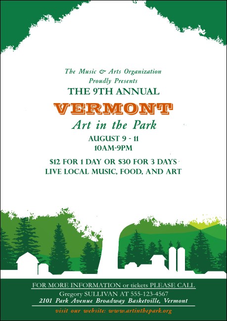 Vermont Club Flyer