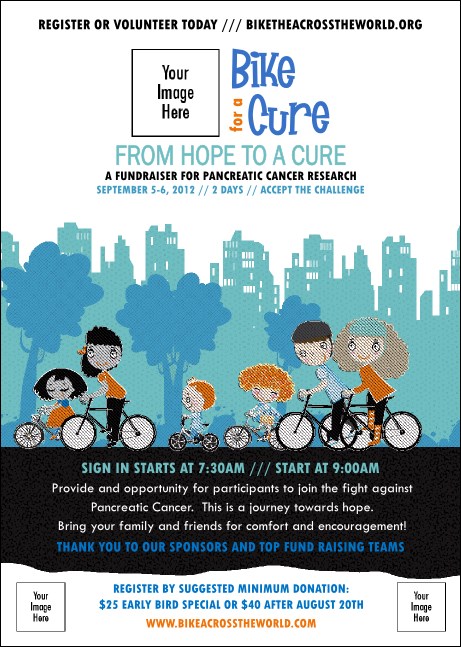 Bike for a Cause Club Flyer Product Front