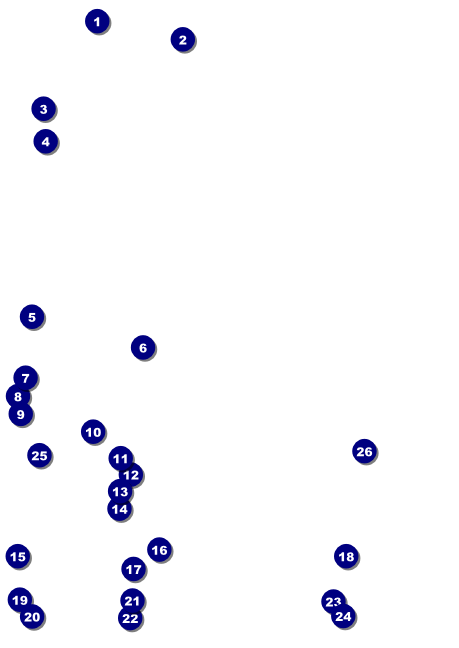 Sunrise Retro Club Flyer Front Field Markers