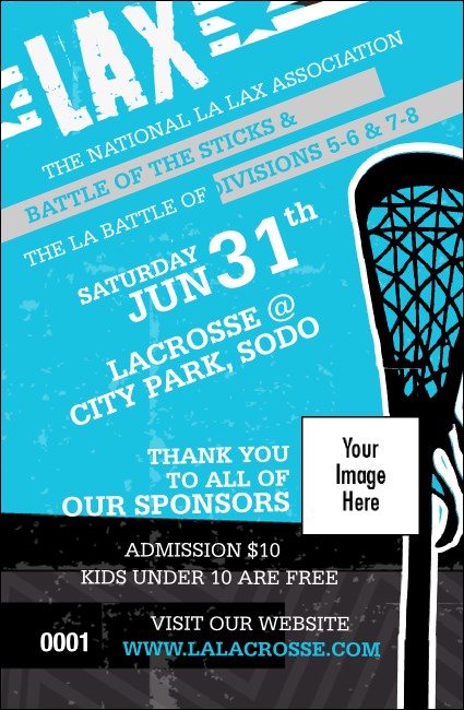Lacrosse Stick Drink Ticket Product Front