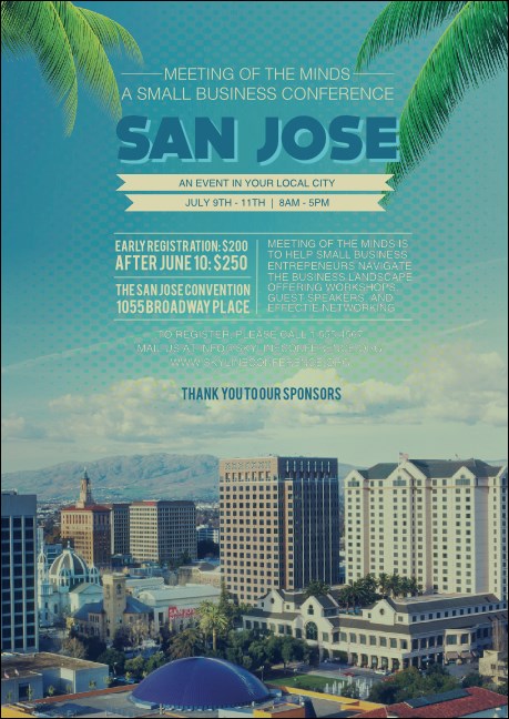 San Jose Club Flyer Product Front