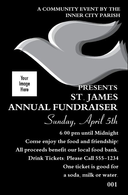 Peace Dove Drink Ticket Product Front