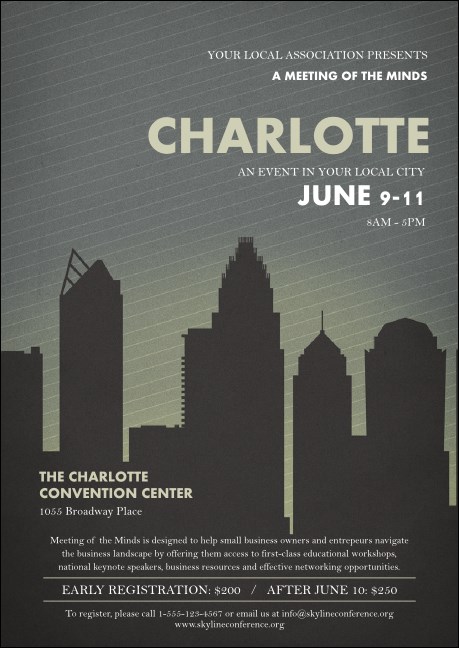 Charlotte Club Flyer Product Front